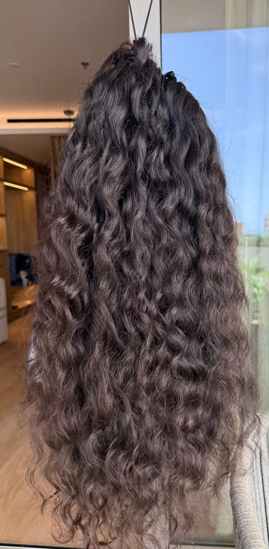 Héra Raw Indien Half Wig